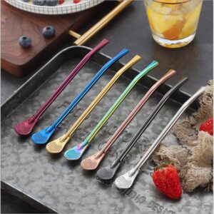 Factory Direct eco-friendly beverage stainless steel straw yerba mate bombillar metal